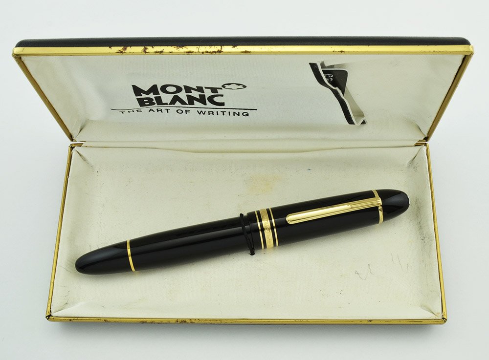 Montblanc Meisterstuck 149 Fountain Pen - Black, Brass Piston